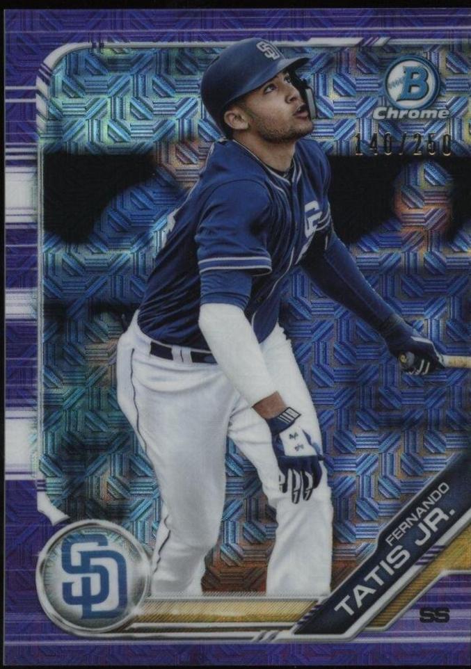 Fernando Tatis Jr. [Looking Up Purple Refractor] #25