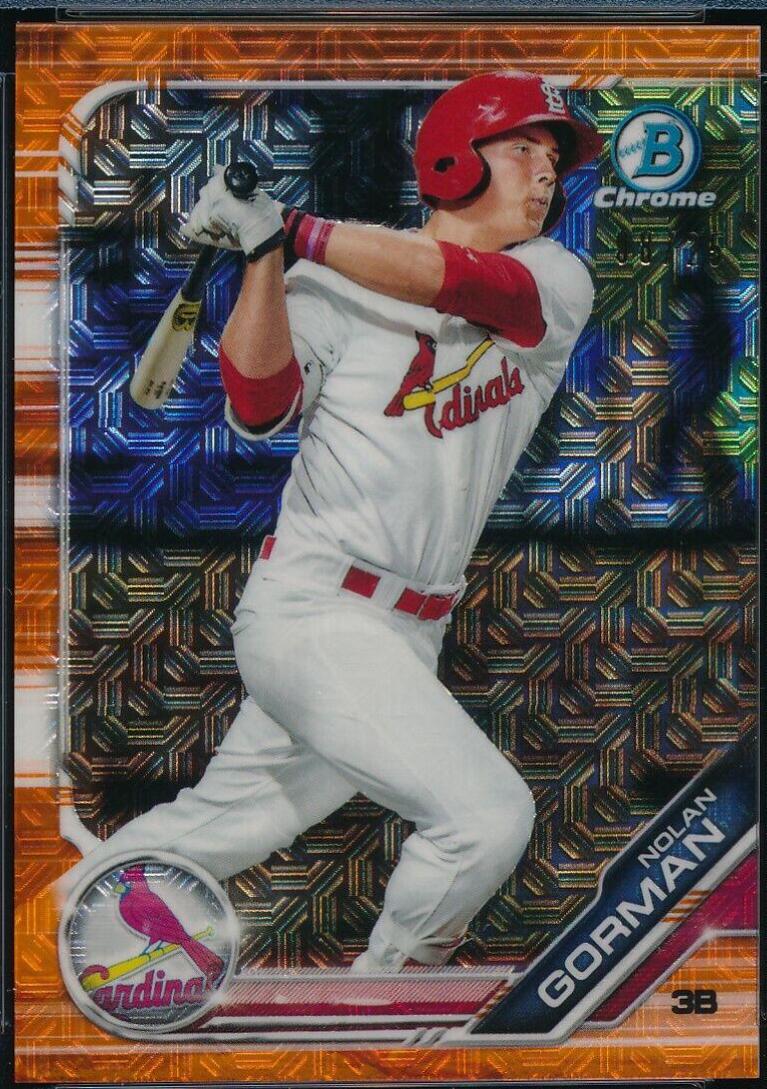 Nolan Gorman [Batting Orange Refractor] #60