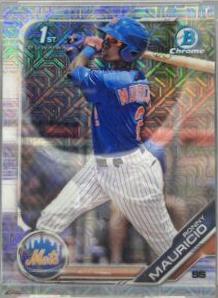 Ronny Mauricio [With Helmet Purple Refractor] #107