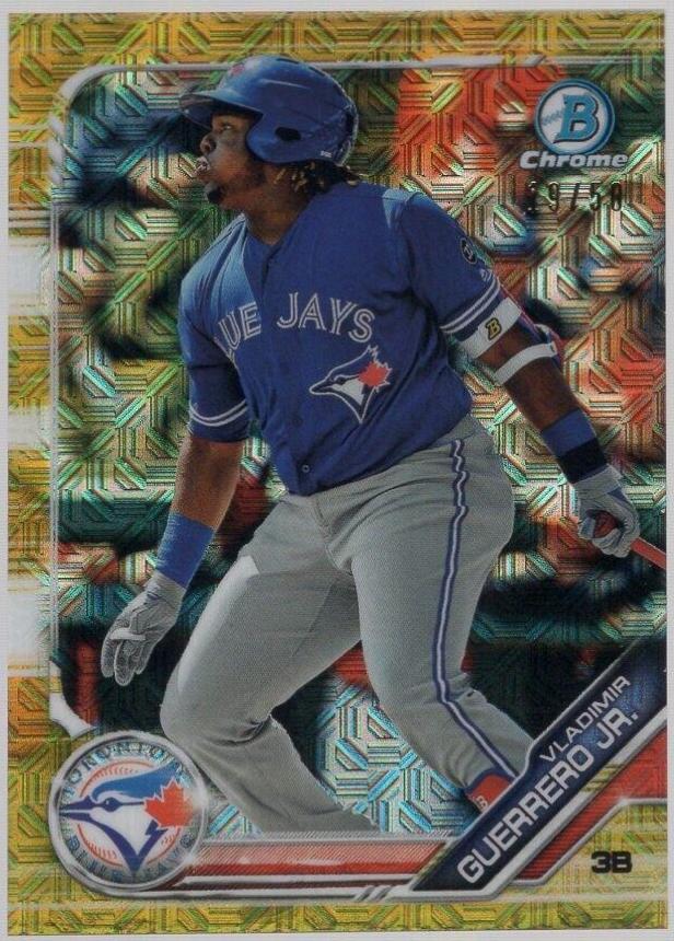 Vladimir Guerrero Jr. [With Helmet Gold Refractor] #1