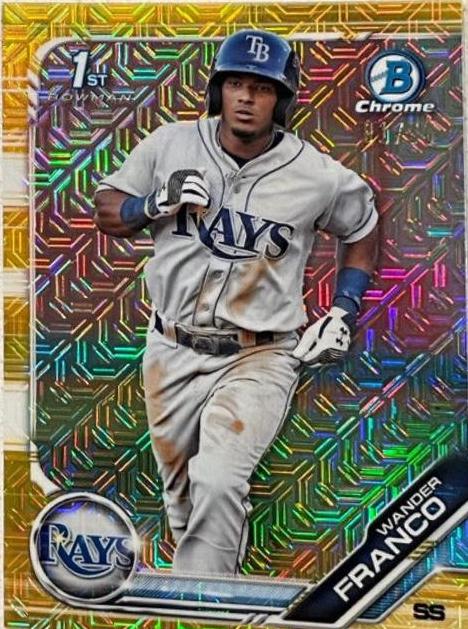 Wander Franco [Running Gold Refractor] #100