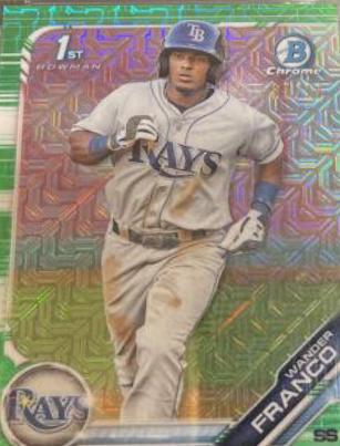 Wander Franco [Running Green Refractor] #100