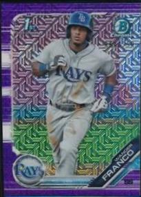Wander Franco [Running Purple Refractor] #100