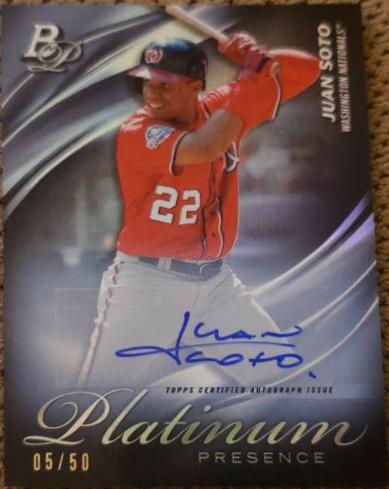 Juan Soto [Autograph] #PP-9
