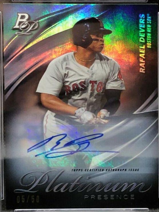 Rafael Devers [Autograph] #PP-14
