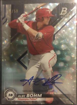 Alec Bohm [Autograph Ice] #TOP-6