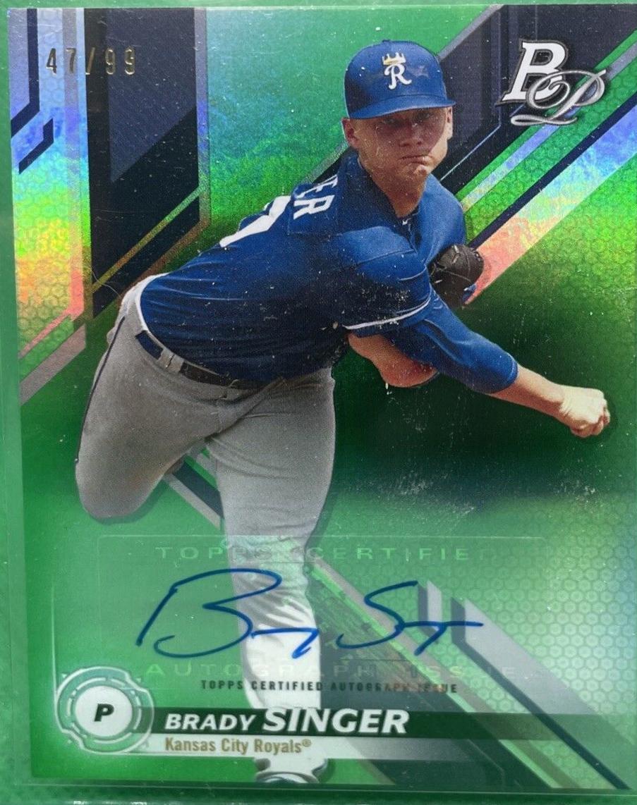 Brady Singer [Autograph Green] #TOP-19