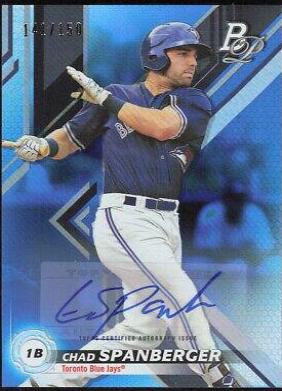 Chad Spanberger [Autograph Blue] #TOP-39