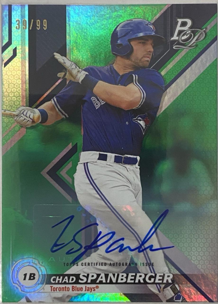 Chad Spanberger [Autograph Green] #TOP-39