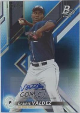 Dauris Valdez [Autograph Blue] #TOP-37