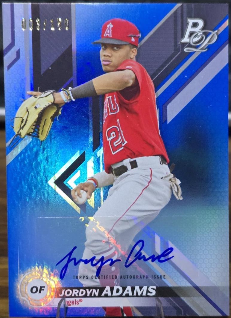 Jordyn Adams [Autograph Blue] #TOP-15