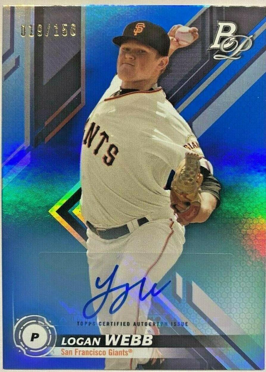 Logan Webb [Autograph Blue] #TOP-30