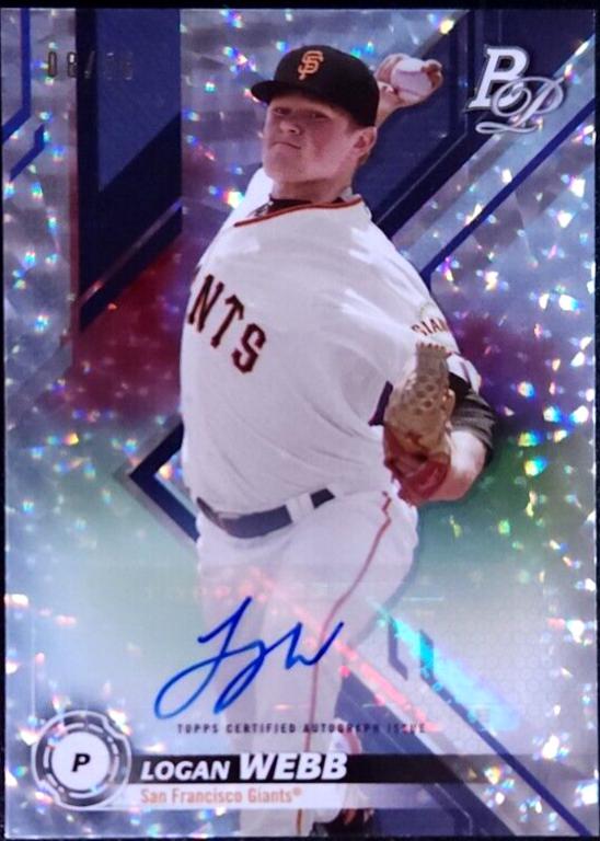Logan Webb [Autograph Ice] #TOP-30