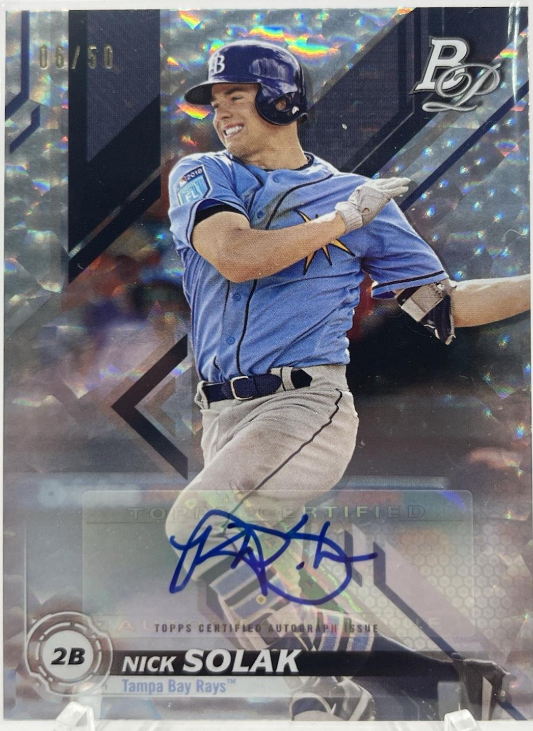 Nick Solak [Autograph Ice] #TOP-16