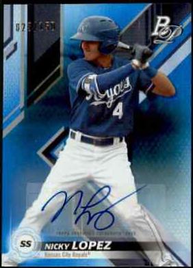 Nicky Lopez [Autograph Blue] #TOP-32