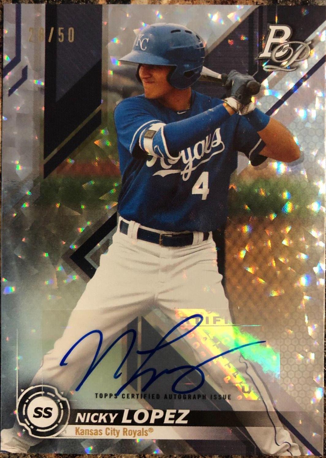 Nicky Lopez [Autograph Ice] #TOP-32