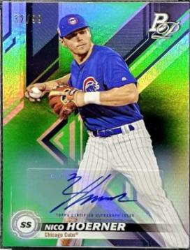 Nico Hoerner [Autograph Green] #TOP-27