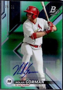 Nolan Gorman [Autograph Green] #TOP-20