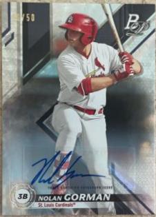 Nolan Gorman [Autograph Ice] #TOP-20