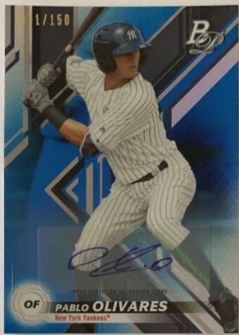 Pablo Olivares [Autograph Blue] #TOP-38