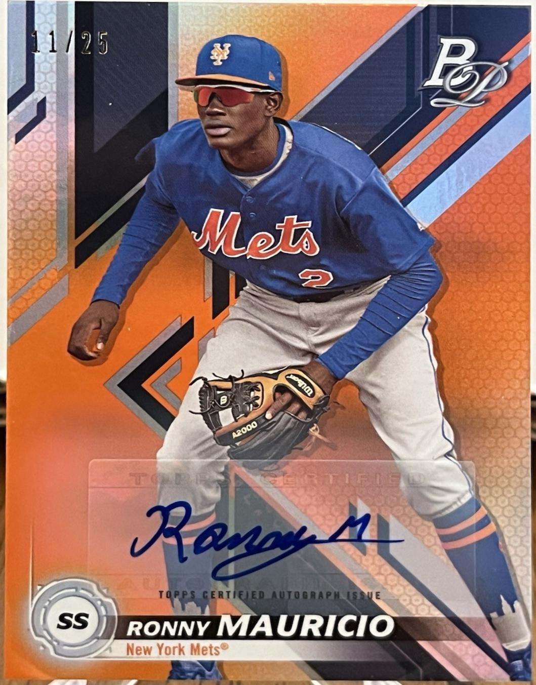 Ronny Mauricio [Autograph Orange] #TOP-57