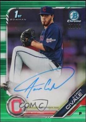 Aaron Civale [Green Refractor] #PA-AC