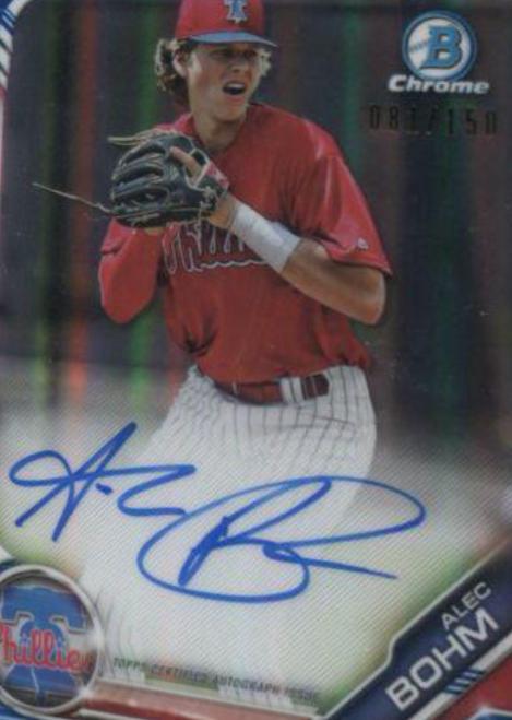 Alec Bohm [Blue Refractor] #PA-AB