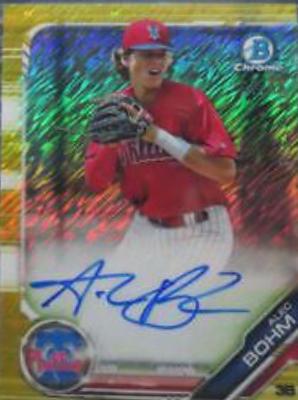 Alec Bohm [Gold Shimmer] #PA-AB