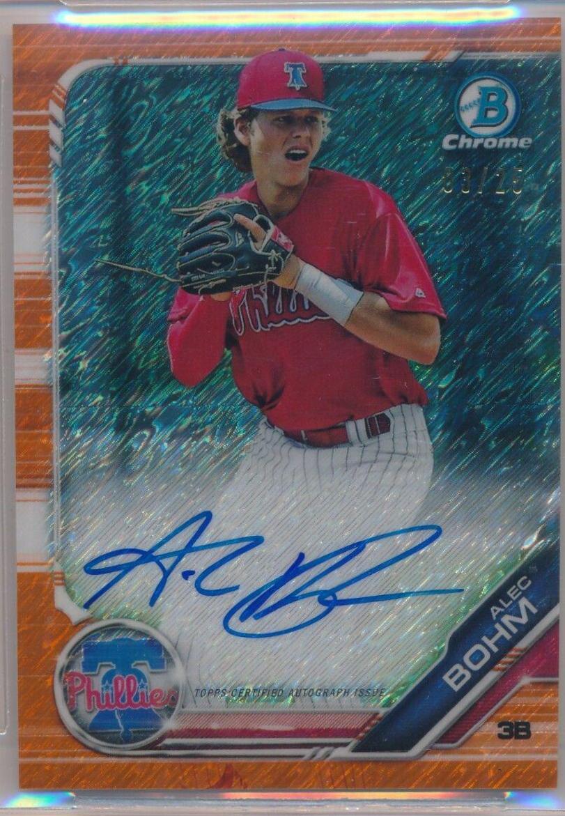 Alec Bohm [Orange Shimmer] #PA-AB