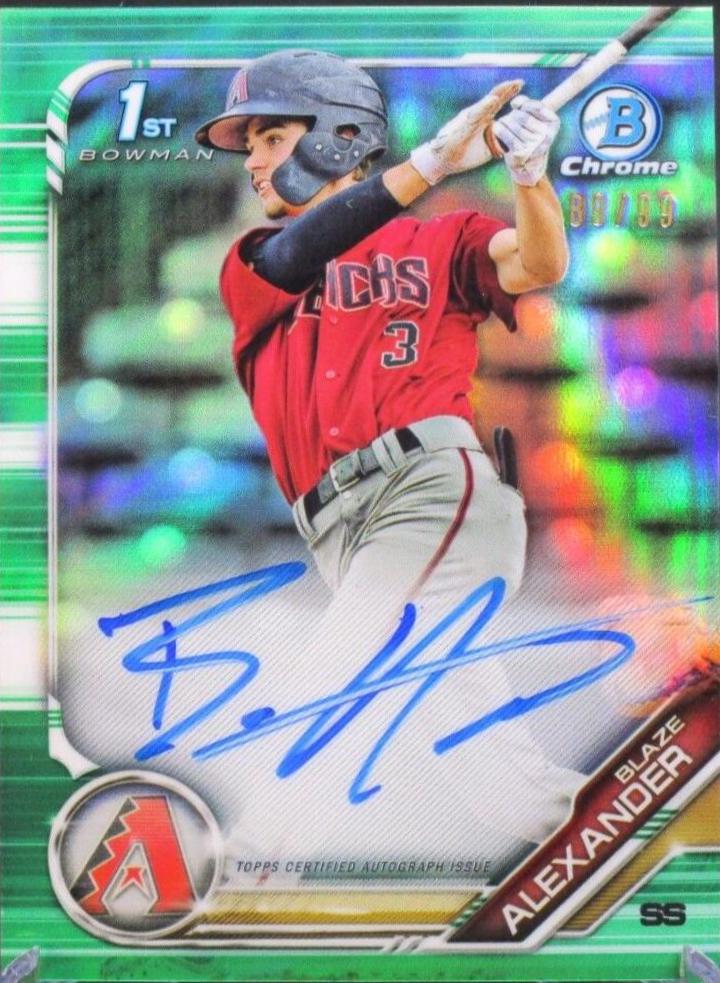Blaze Alexander [Green Refractor] #PA-BA