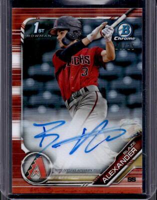 Blaze Alexander [Orange Refractor] #PA-BA