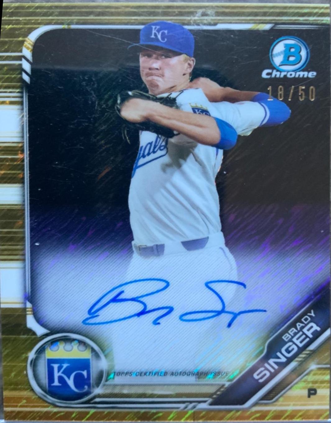 Brady Singer [Gold Shimmer] #PA-BS
