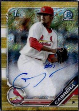 Genesis Cabrera [Gold Refractor] #PA-GCA