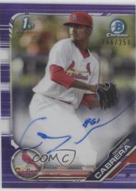 Genesis Cabrera [Purple Refractor] #PA-GCA