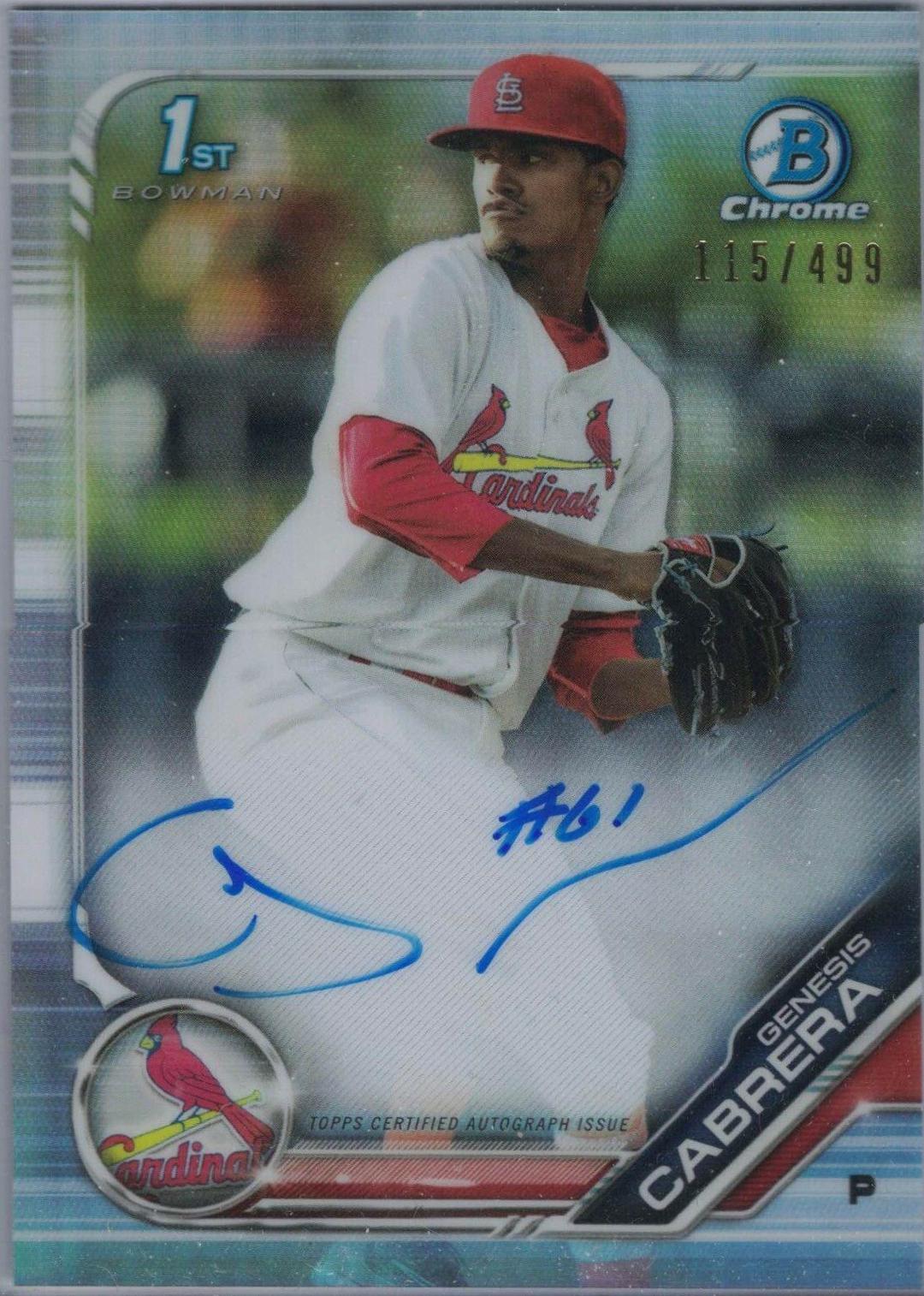 Genesis Cabrera [Refractor] #PA-GCA