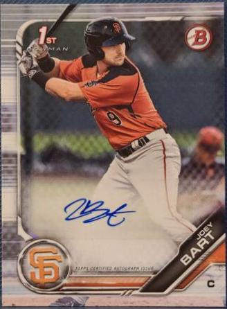 Joey Bart [Blue Refractor] #PA-JB