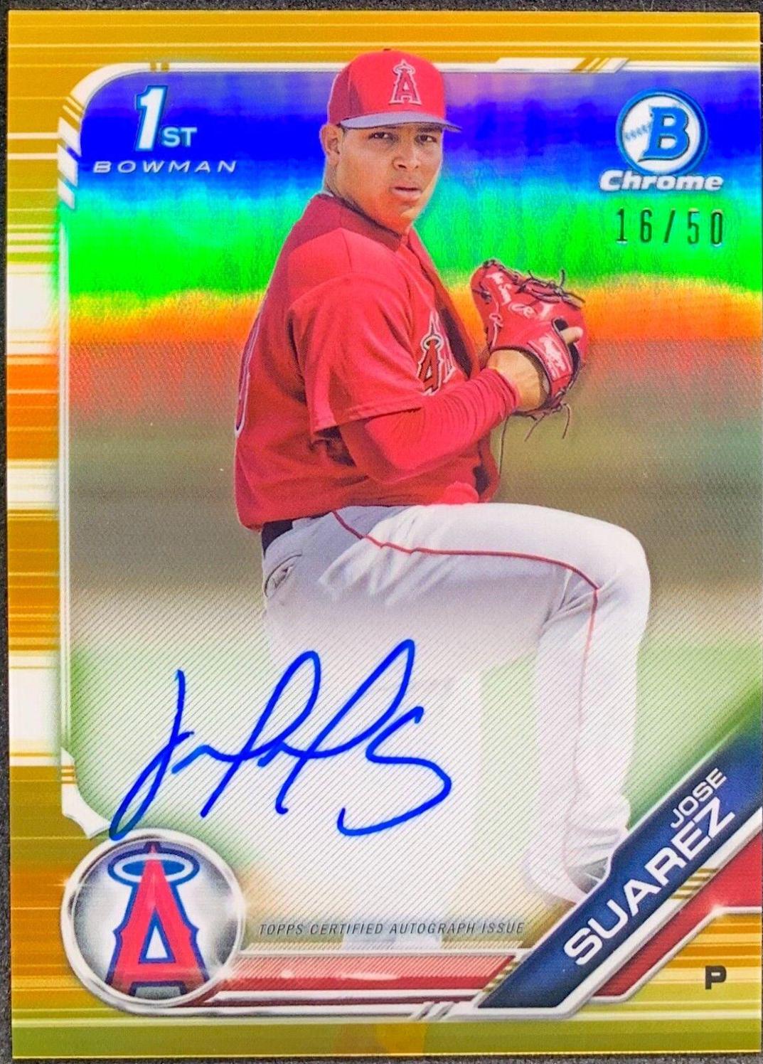 Jose Suarez [Gold Refractor] #PA-JS