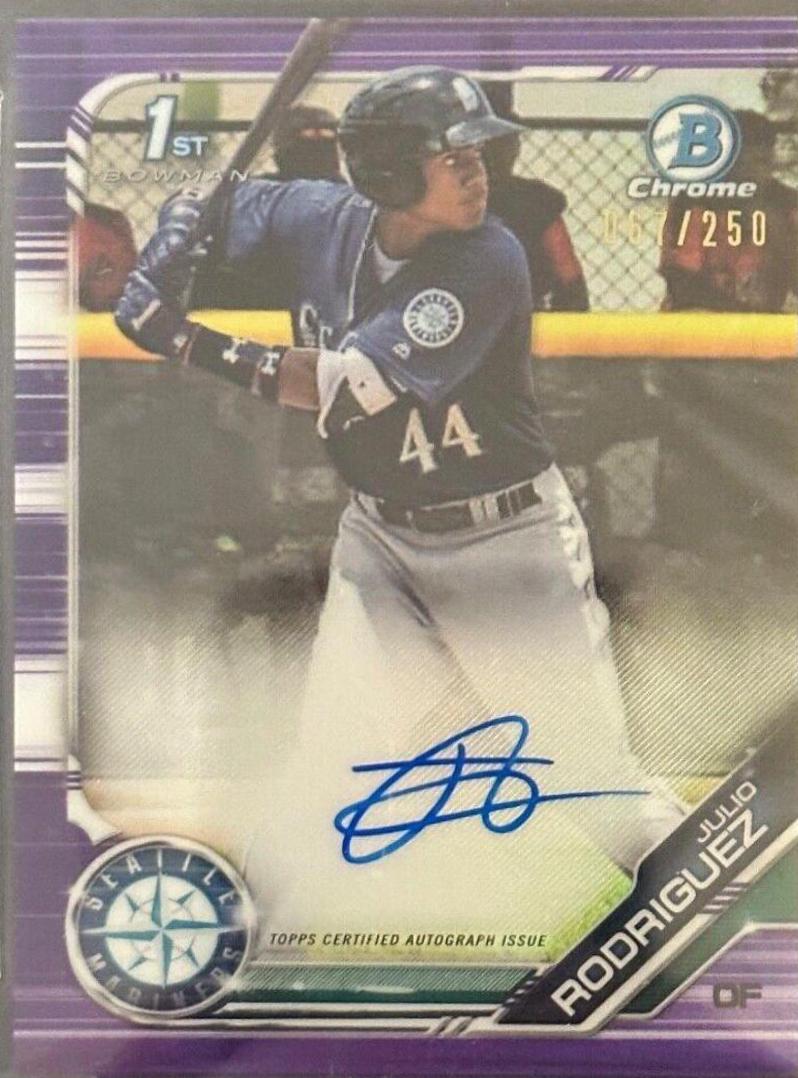 Julio Rodriguez [Purple Refractor] #PA-JRO
