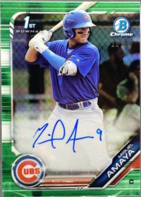 Miguel Amaya [Green Refractor] #PA-MAM