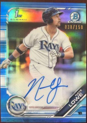Nate Lowe [Blue Refractor] #PA-NL