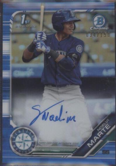 Noelvi Marte [Blue Refractor] #PA-NM