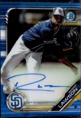 Reggie Lawson [Blue Refractor] #PA-RL