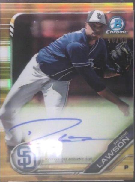 Reggie Lawson [Gold Refractor] #PA-RL
