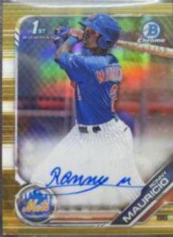 Ronny Mauricio [Gold Refractor] #PA-RM