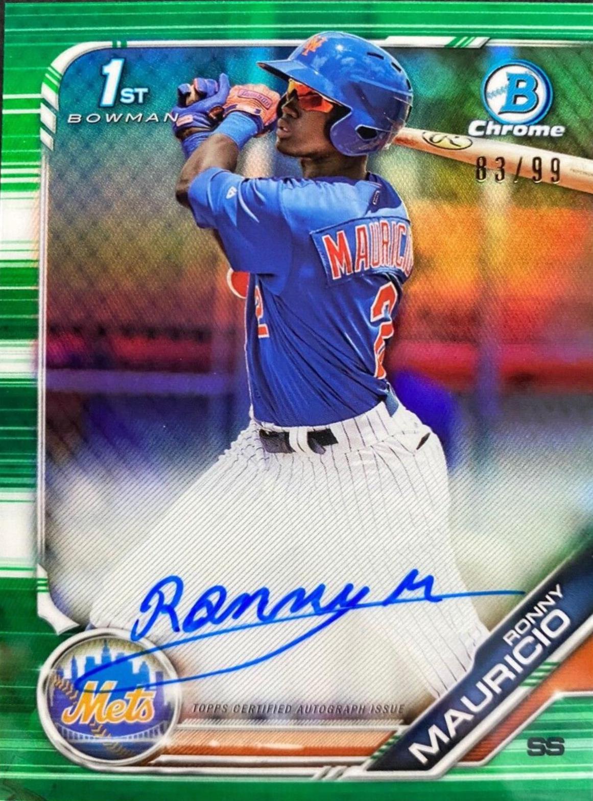 Ronny Mauricio [Green Refractor] #PA-RM