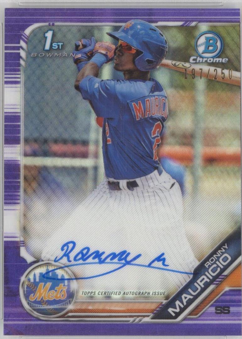 Ronny Mauricio [Purple Refractor] #PA-RM