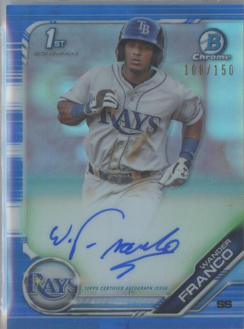 Wander Franco [Blue Refractor] #PA-WF
