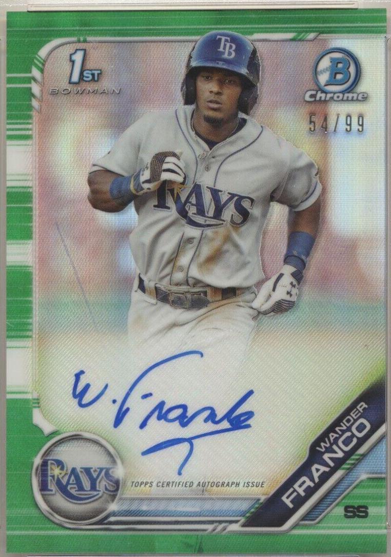 Wander Franco [Green Refractor] #PA-WF