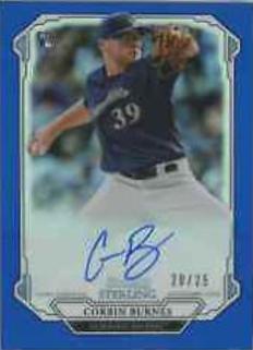 Corbin Burnes [Blue Refractor] #CB