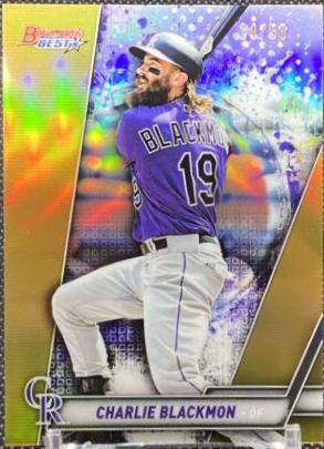 Charlie Blackmon [Gold Refractor] #15